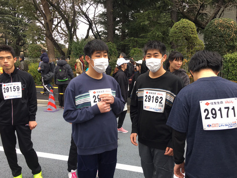 仁礼さん走行前