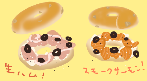 blog_raw_ham_bagel_and_smoked_salmon_bagel