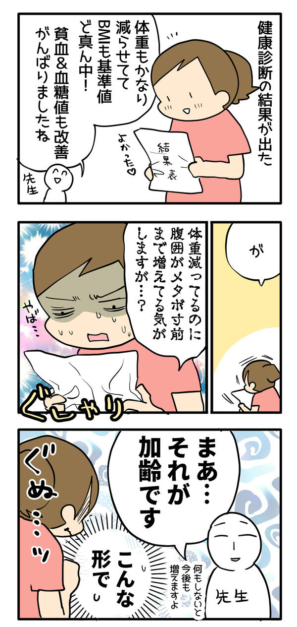 健康診断の結果が出まして…