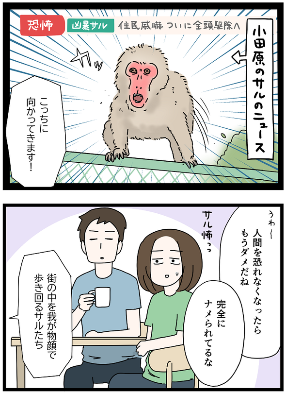 我々はサル以下なんよ