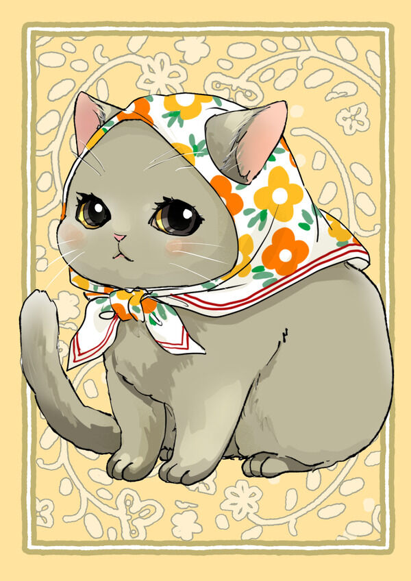 猫の練習などしました