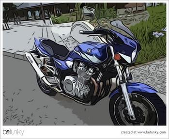 XJR1300イラスト風