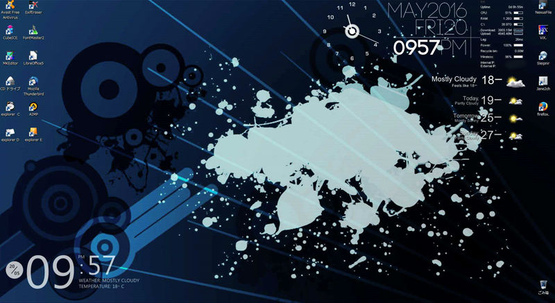 Commonpotooのblog Rainmeterの天気予報 Commonpotooのblog Rainmeterの天気予報