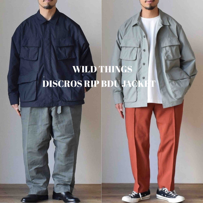 WILD THINGSDISCROS RIP BDU JACKET : comoda 明石の小さな洋服屋