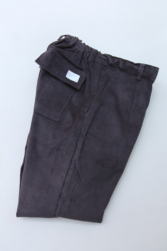 Au Vrai Chic BRITAIN ”Corduroy Work Trousers GRAY 2308091