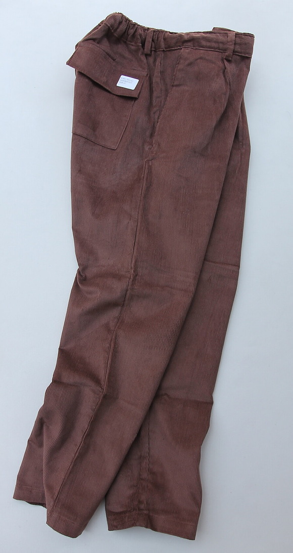 Au Vrai Chic BRITAIN ”Corduroy Work Toursers L BROWN” 2308096