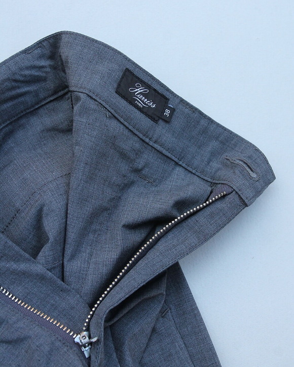 Harris ”Tuck Tapered Pants C GRAY” 260222 (7)