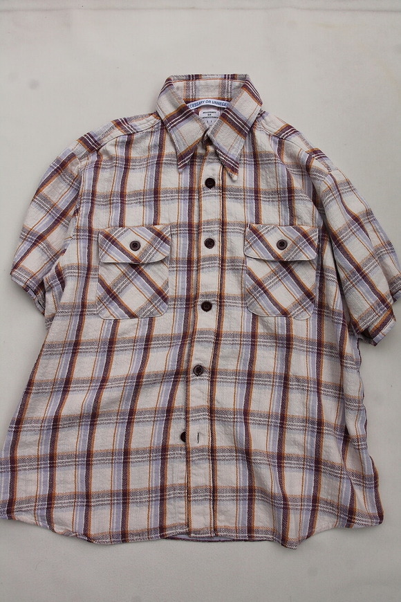 NOUN ”Wok Shirt BEIGE Check” (7)