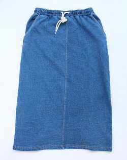 GYMMASTER ”11Oz INDIGO Sweat Skirt BLUE”251008