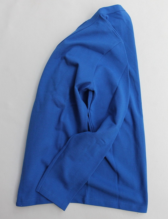 Quotidien Cotton Pique V Neck Cardigan ROYAL BLUE (4)