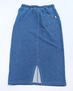 GYMMASTER ”11Oz INDIGO Sweat Skirt BLUE”251008 (5)