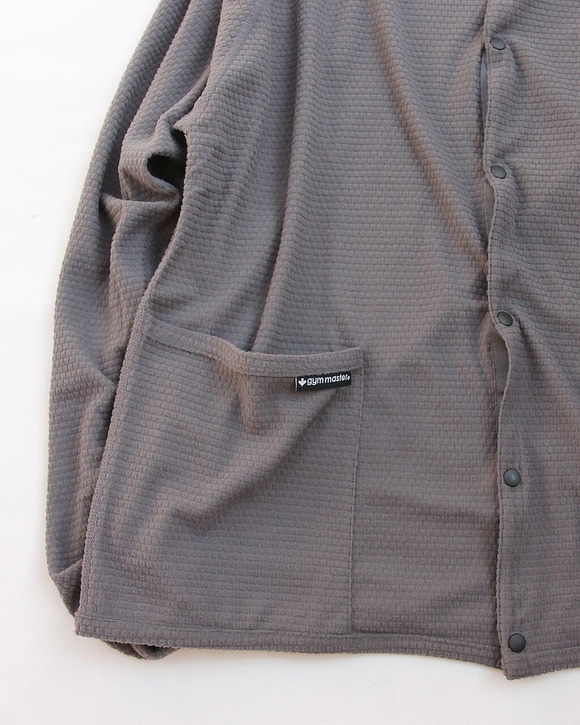 GYMMASTER ”Confee Tec RV CN Cardigan GRAY”251001 (3)