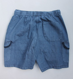GYMMASTER ”Ripstop Pigment shorts SLATE BLUE”240517 (4)