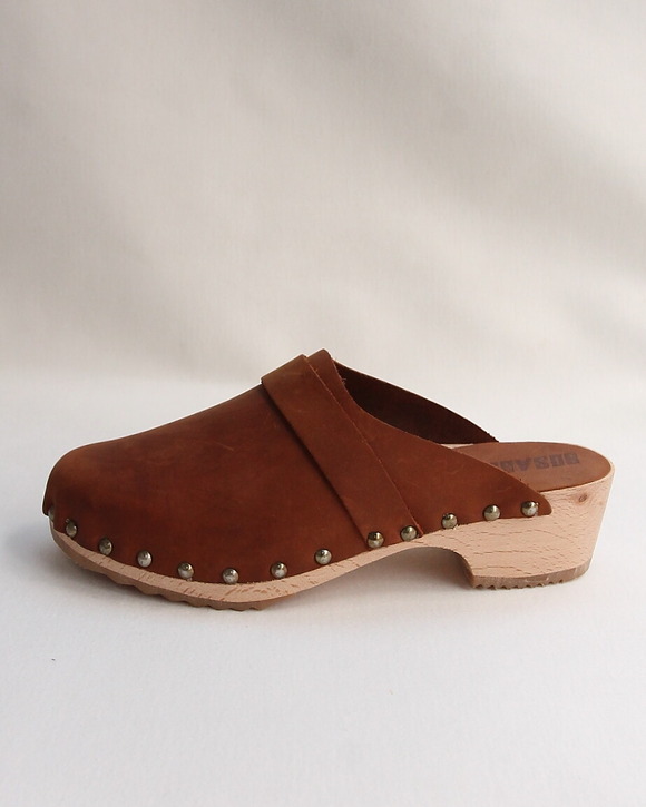 BOSABO ”Nubuck Clogs BROWN”250616 (5)