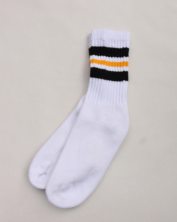 STRIPE Socks ”BLACK GOLD”