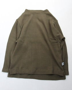 GYMMASTER ”12 Oz HV Waffle Guernsey Neck OLIVE”251001