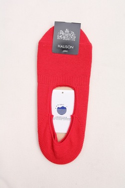 HALISON ”AMERICAN Sea Island Cotton Board Socks RED” (3)