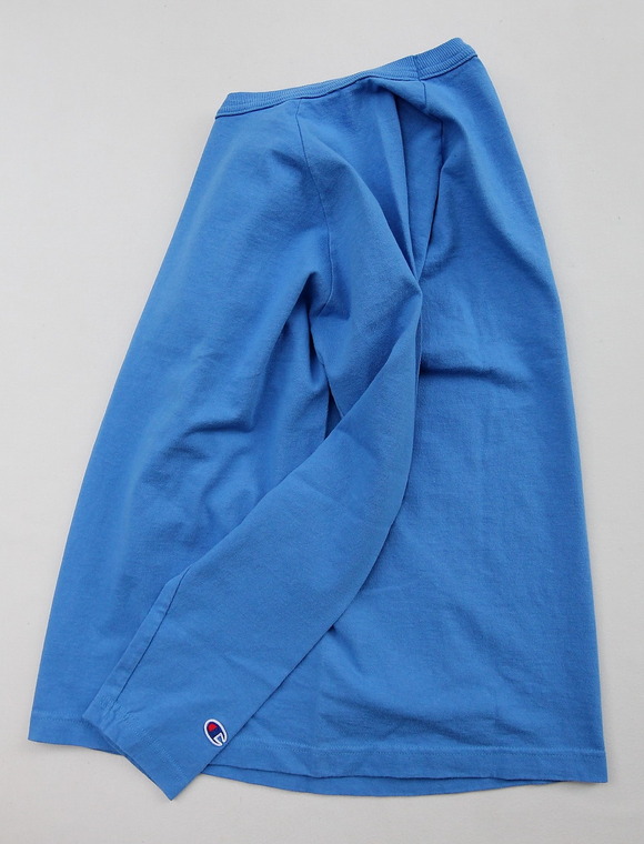 Champion T1011 Raglan Long Sleeve Tee LIGHT BLUE (2)
