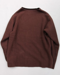 Goodon ”Cut Off Fleece BROWN”231001 (4)