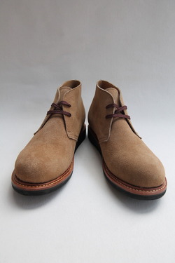 Laborer Shoes Postman Chukka BEIGE Suede (2)