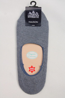 HALISON Organic Cotton Slip On Socks DENIM (3)