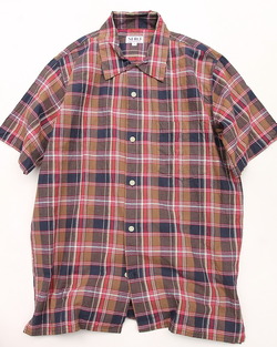 SERO ”SS Open COL Shirt MOKA Check”240506