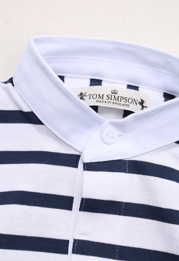 Tom Sinpson SS Stripe Rugby WHITE NAVY (2)