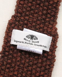 BLACK Sheep ”Hand KnitTie V SABRE BROW”250926 (4)