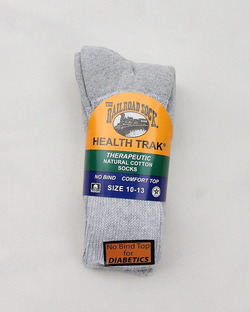 RAILROAD ”Health Trak Socks GRAY”