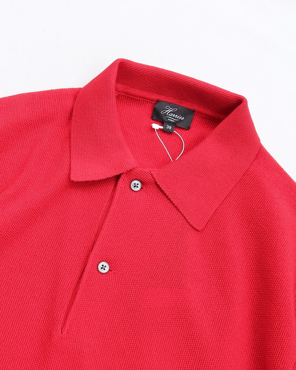 Harris ”Knit Polo RED” 260406 (2)