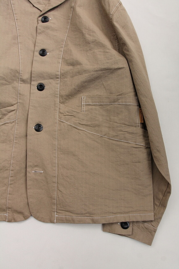 GYMMASTER ”HB Monster Pocket Coverall BEIGE”240924 (3)