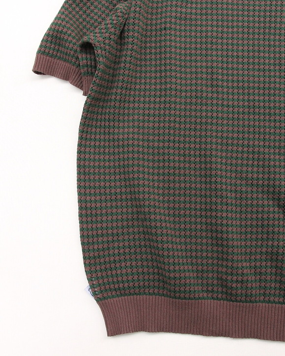 GYMMASTER ”Mesh Knit CN BROWN GREEN” 260502 (3)
