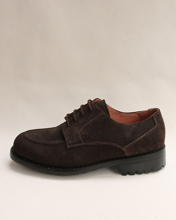 Milton Keynes ”Suede U Oxford BROWN”250602 (5)