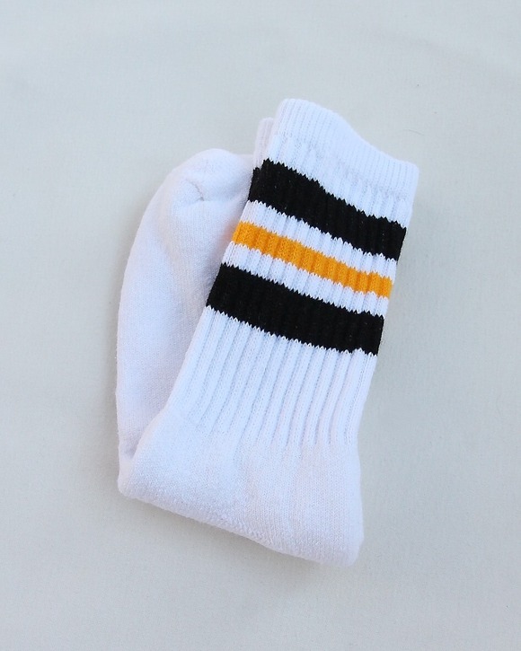 STRIPE Socks ”GOLD BLACK” (2)