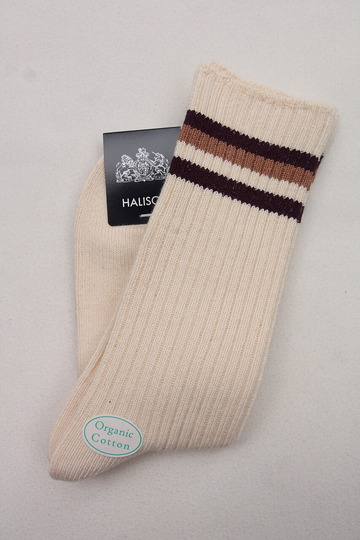 HALISON ”Organic Cotton IVY Crew Socks ENJI” (3)