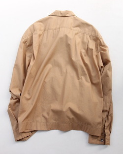 Vincent et Mireille G Shirt Yarn Dyed Broad BEIGE250522 (6)