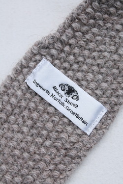 Black Sheep ”Hand Knit Tie GRAY” 231111 (3)