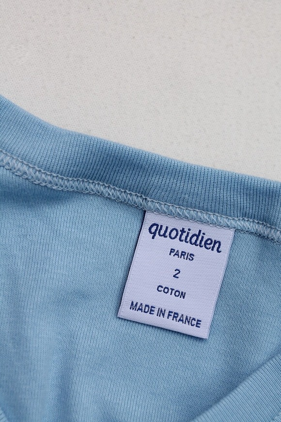 Quotidien ”Smooth Button Cardigan SKY BLUE”250131 (5)