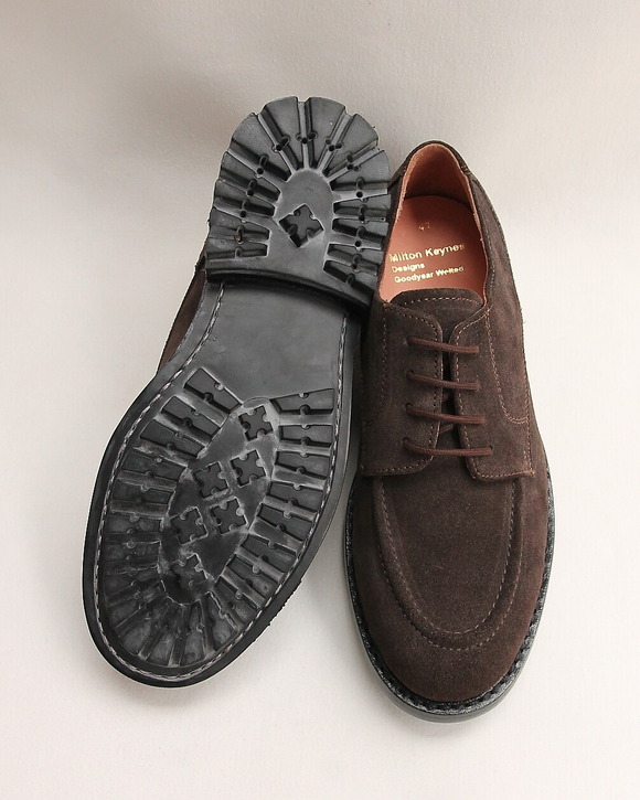 Milton Keynes ”Suede U Oxford BROWN”250602 (6)