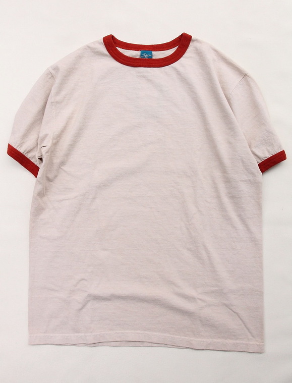 Goodon Retro SS Ringer Tee ORANGE