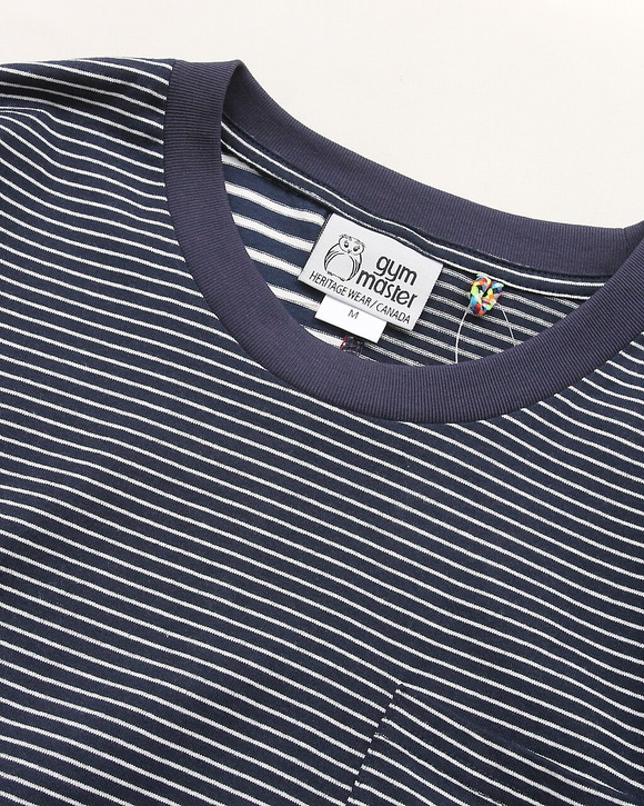 GYMMASTER ”Swicthover Border T NAVY”250718 (2)