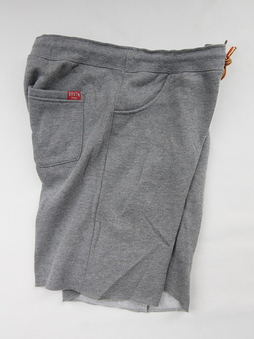 BRIXTON Folson Sweatshort HEATHER GREY (2)