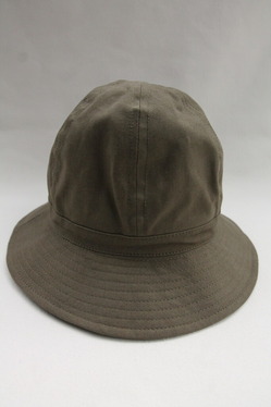 Au Vrai Chic BRITAIN Dome Hat Sanded Twill OLIVE
