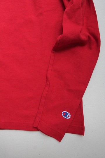 Champion T1011 Raglan Long Sleave Tee RED (4)