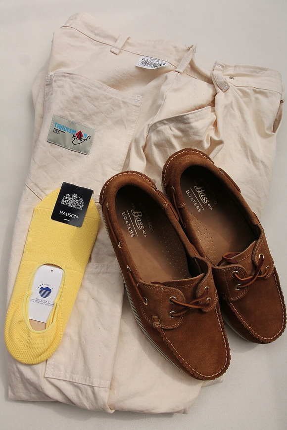 HALISON AMERICAN Sea Island Cotton Board Socks II YELLOW