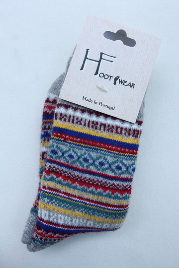 H Footwear Fair Isle GREY (3)