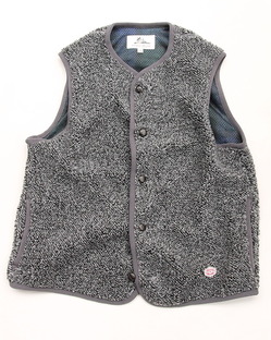 Vinsent et Mireille ”BOA Vest (PLAID) GREY Mix”250926