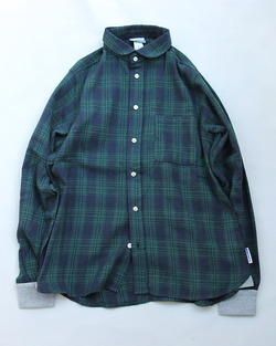 GYMMASTER ”2 Way Shawl Collar FN Shirt BW”250930