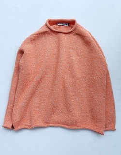 TOM SIMPSON ”Curled Boxy PO Lambs Wool ORANGE”231101