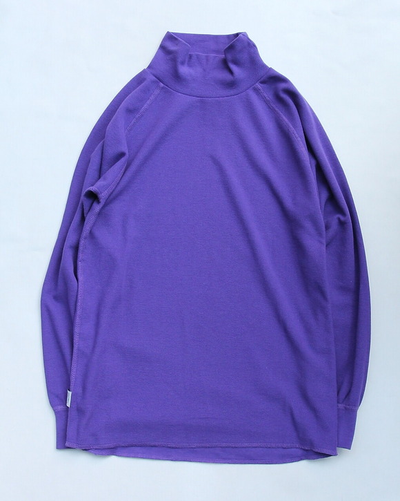 GYMMASTER ”Double Face Turtle Neck PURPLE”251030